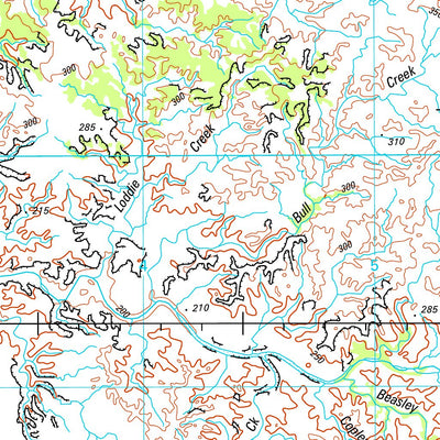 Geoscience Australia Limbunya SE52 - 07 digital map
