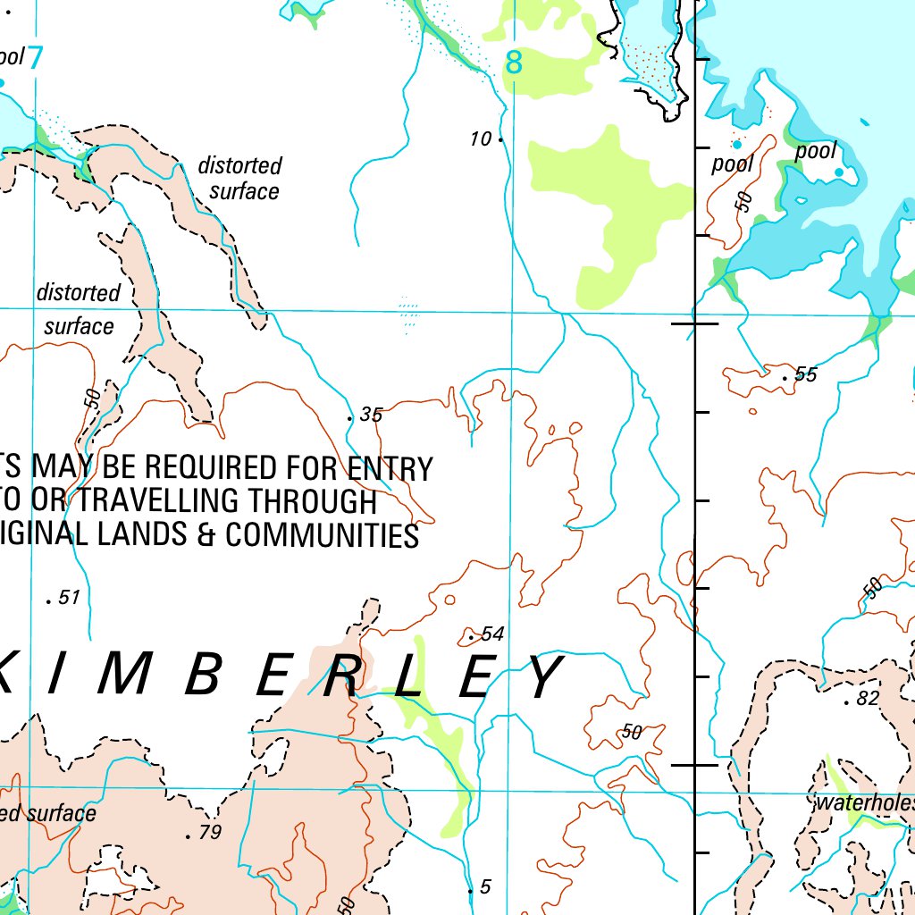 Londonderry SD52 05 map by Geoscience Australia Avenza Maps