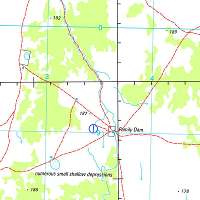 Geoscience Australia Loongana SH52 - 09 digital map