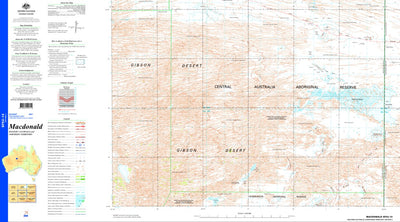Geoscience Australia MacDonald SF52 - 14 digital map