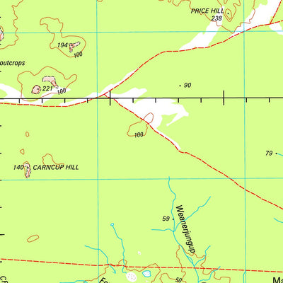 Geoscience Australia Malcolm Special SI51 - 07 digital map