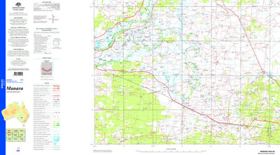 Geoscience Australia Manara SI54 - 04 digital map