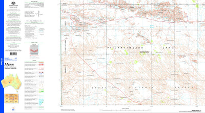 Geoscience Australia Mann SG52 - 11 digital map