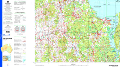 Geoscience Australia Maryborough SG56 - 06 digital map