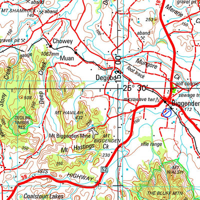 Geoscience Australia Maryborough SG56 - 06 digital map