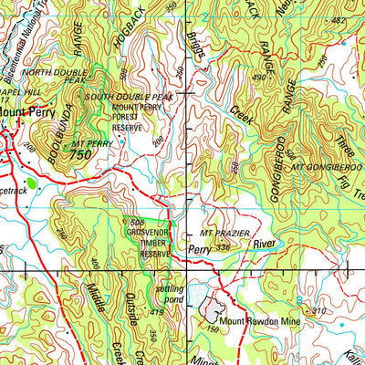 Geoscience Australia Maryborough SG56 - 06 digital map