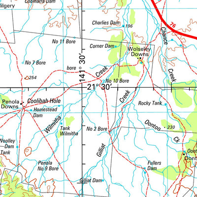 Geoscience Australia McKinlay SF54 - 07 digital map