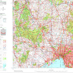 Geoscience Australia Melbourne - SJ55-05 digital map