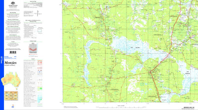 Geoscience Australia Menzies SH51 - 05 digital map