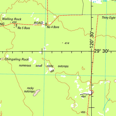 Geoscience Australia Menzies SH51 - 05 digital map