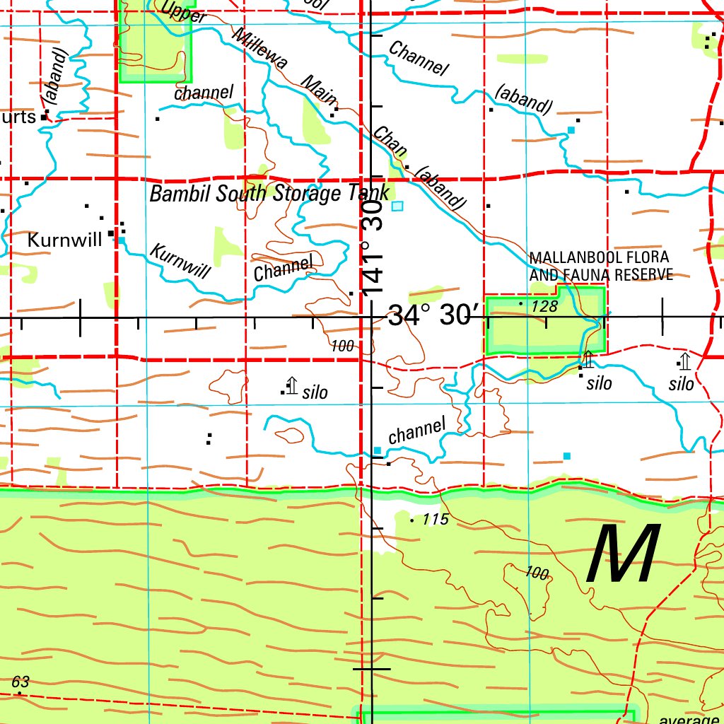 Mildura SI54 - 11 Map by Geoscience Australia | Avenza Maps