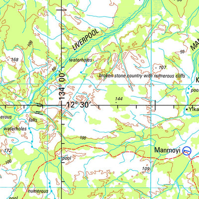 Geoscience Australia Milingimbi Special SD53 - 02 digital map