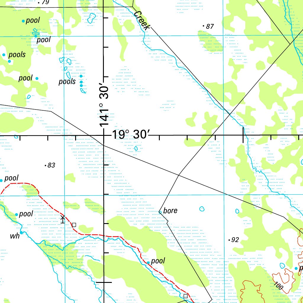 Millungera SE54 - 15 Map by Geoscience Australia | Avenza Maps