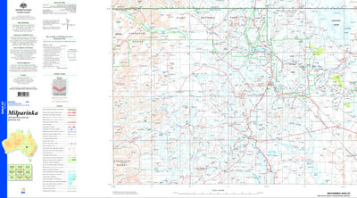 Geoscience Australia Milparinka SH54 - 07 digital map