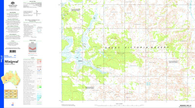 Geoscience Australia Minigwal SH51 - 07 digital map
