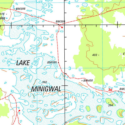 Geoscience Australia Minigwal SH51 - 07 digital map