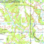 Geoscience Australia Mitchell SG55 - 11 digital map