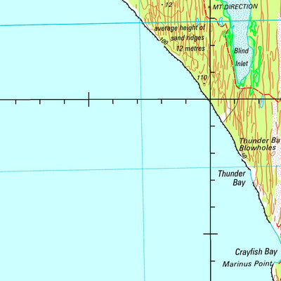 Geoscience Australia Monkey Mia Special SG49 - 12 digital map