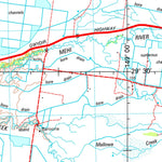 Geoscience Australia Moree SH55 - 08 digital map