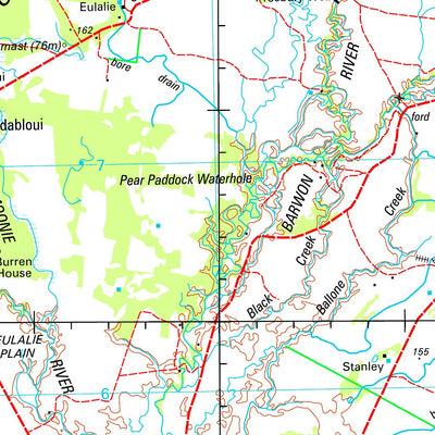 Geoscience Australia Moree SH55 - 08 digital map