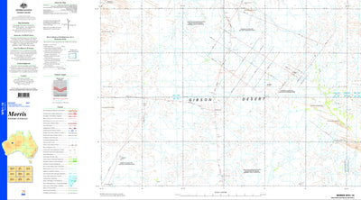 Geoscience Australia Morris SF51 - 16 digital map