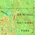 Geoscience Australia Mossman SE55 - 01 digital map