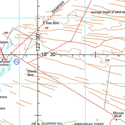 Mount Anderson SE51 - 11 Map by Geoscience Australia | Avenza Maps