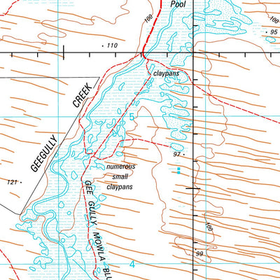 Geoscience Australia Mount Anderson SE51 - 11 digital map