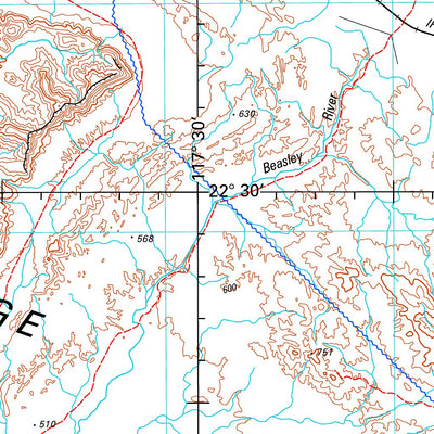 Geoscience Australia Mount Bruce SF50 - 11 digital map