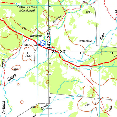 Geoscience Australia Mount Coolon SF55 - 07 digital map