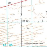 Geoscience Australia Mount Doreen SF52 - 12 digital map