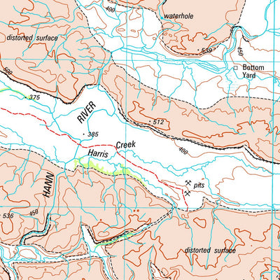 Geoscience Australia Mount Elizabeth SE52 - 01 digital map