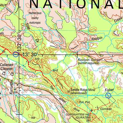 Geoscience Australia Mount Evelyn SD53 - 05 digital map