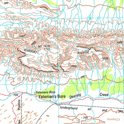 Geoscience Australia Mount Liebig SF52 - 16 digital map