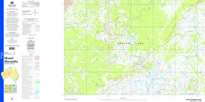 Geoscience Australia Mount Marumba SD53 - 06 digital map