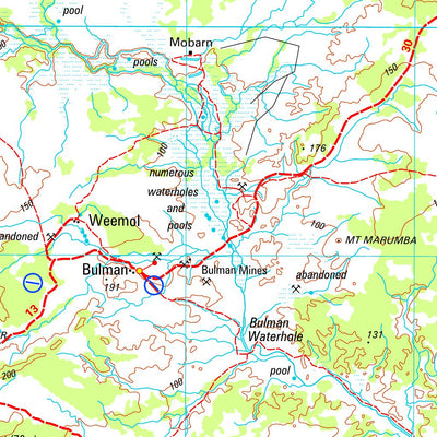 Geoscience Australia Mount Marumba SD53 - 06 digital map