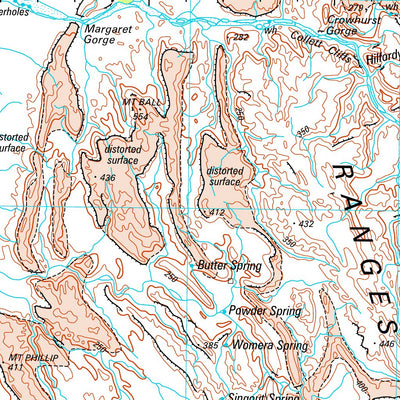 Geoscience Australia Mount Ramsay SE52 - 09 digital map