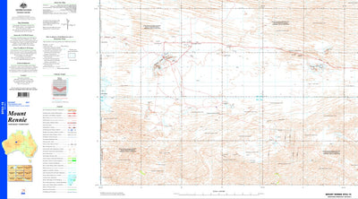 Geoscience Australia Mount Rennie SF52 - 15 digital map