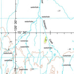 Geoscience Australia Mount Young SD53 - 15 digital map