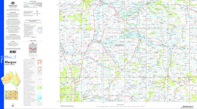 Geoscience Australia Murgoo SG50 - 14 digital map