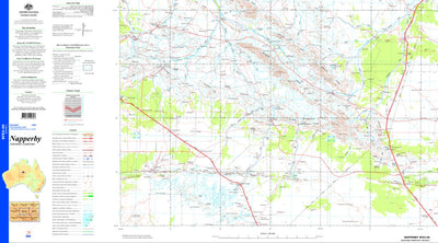 Geoscience Australia Napperby SF53 - 09 digital map