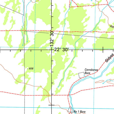 Geoscience Australia Napperby SF53 - 09 digital map