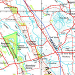 Geoscience Australia Naracoorte SJ54 - 02 digital map