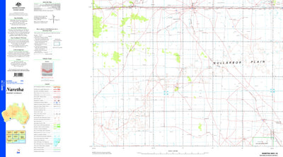 Geoscience Australia Naretha SH51 - 16 digital map