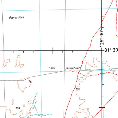Geoscience Australia Naretha SH51 - 16 digital map