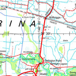 Geoscience Australia Narrandera SI55 - 10 digital map