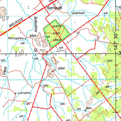 Geoscience Australia Narrowmine SI55 - 03 digital map