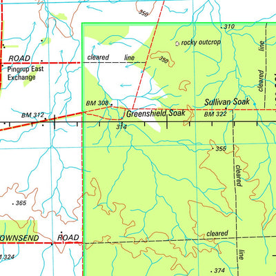 Geoscience Australia Newdegate SI50 - 08 digital map