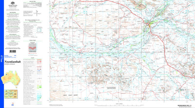 Geoscience Australia Noonkanbah SE51 - 12 digital map