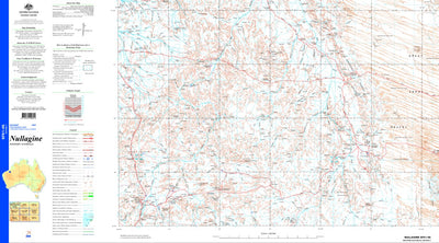 Geoscience Australia Nullagine SF51 - 05 digital map